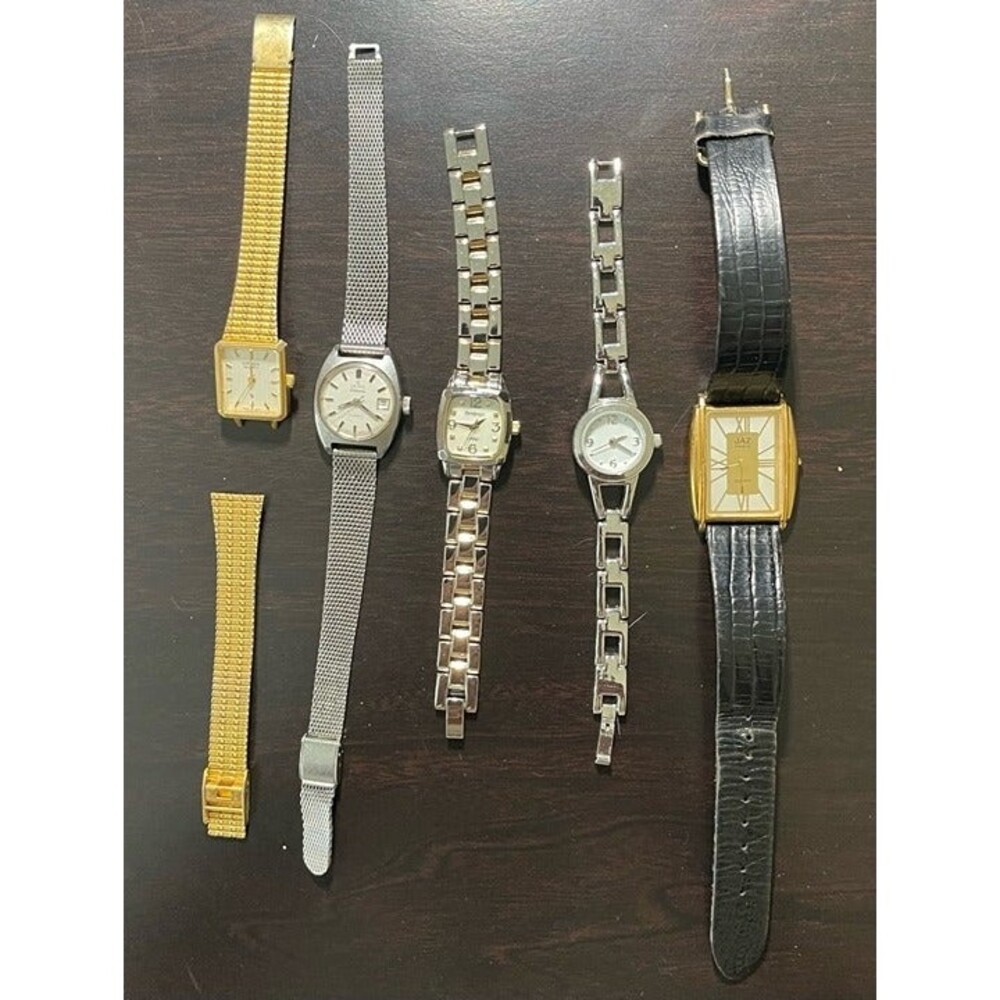 Watches-Bundle for parts: JAZ, Armitron, Kenneth Cole, Citizen 2030, Olma
